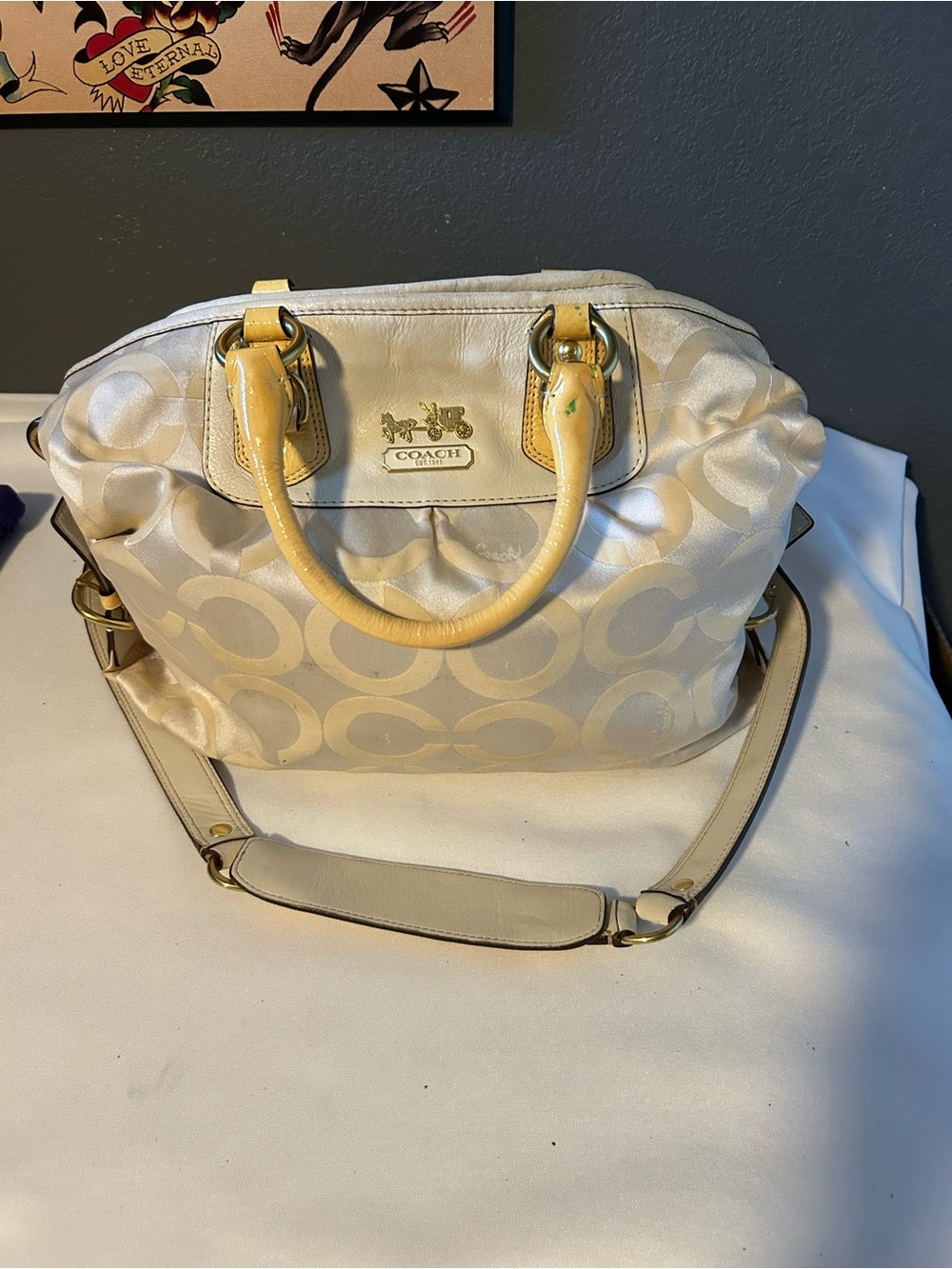 Coach Madison Op Art Julianne Satchel 12963